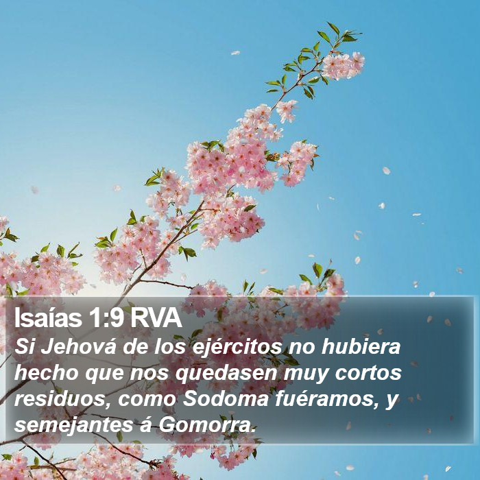 Isaías 1:9 RVA Bible Study