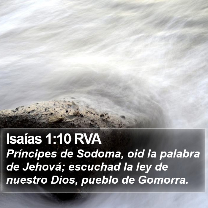 Isaías 1:10 RVA Bible Study