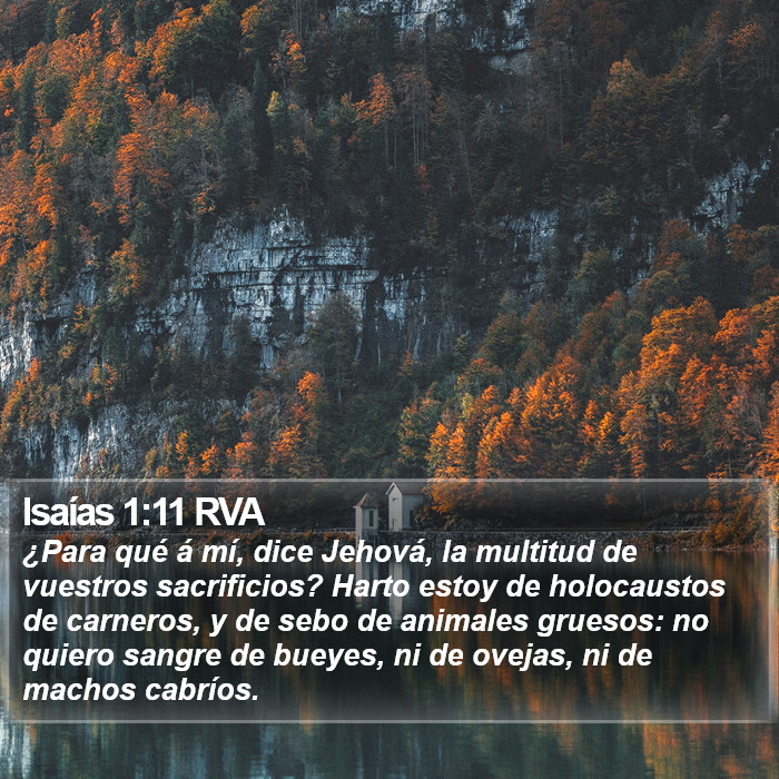 Isaías 1:11 RVA Bible Study