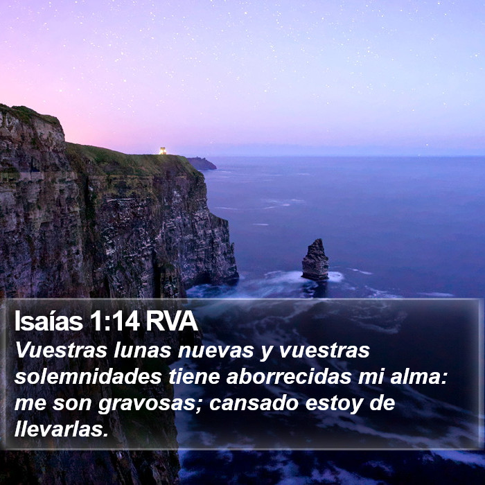 Isaías 1:14 RVA Bible Study