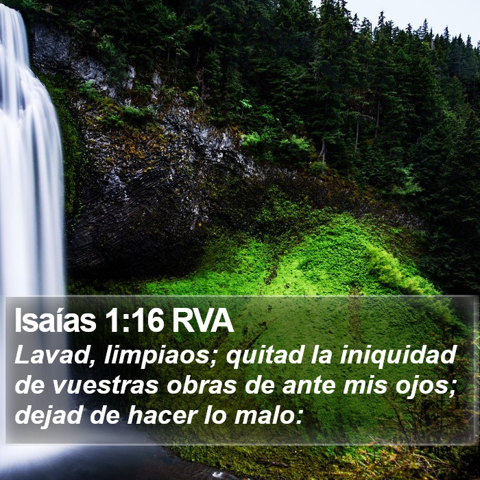 Isaías 1:16 RVA Bible Study