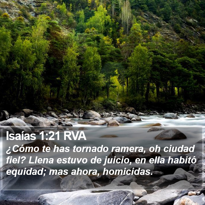 Isaías 1:21 RVA Bible Study