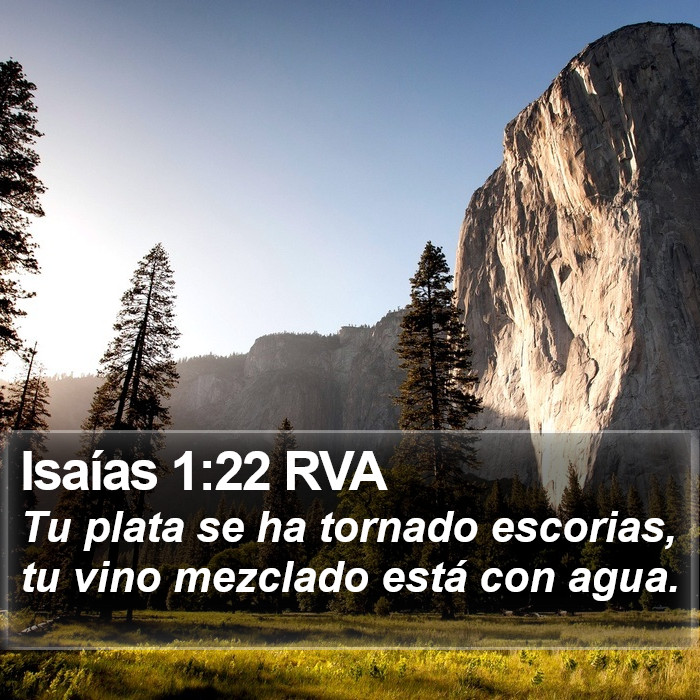 Isaías 1:22 RVA Bible Study