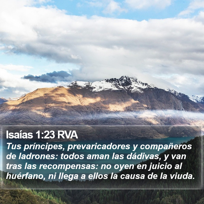 Isaías 1:23 RVA Bible Study