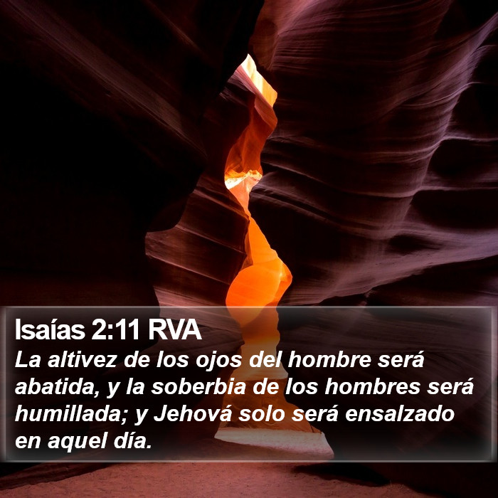 Isaías 2:11 RVA Bible Study