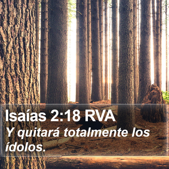 Isaías 2:18 RVA Bible Study