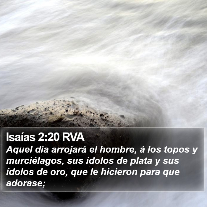 Isaías 2:20 RVA Bible Study