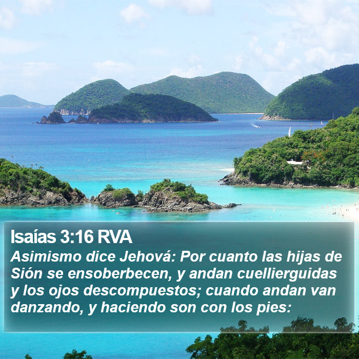 Isaías 3:16 RVA Bible Study