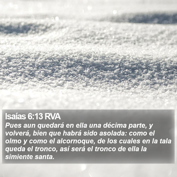 Isaías 6:13 RVA Bible Study