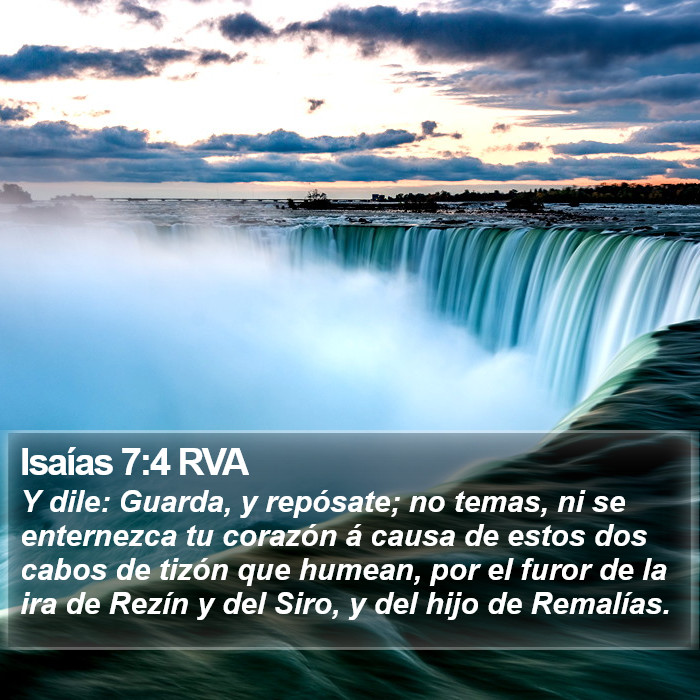 Isaías 7:4 RVA Bible Study
