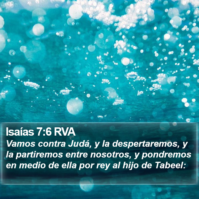 Isaías 7:6 RVA Bible Study