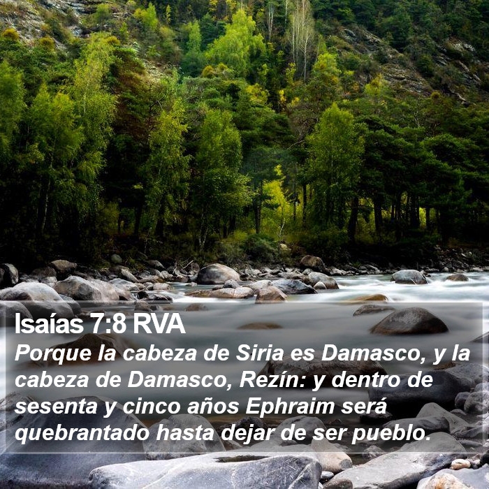 Isaías 7:8 RVA Bible Study