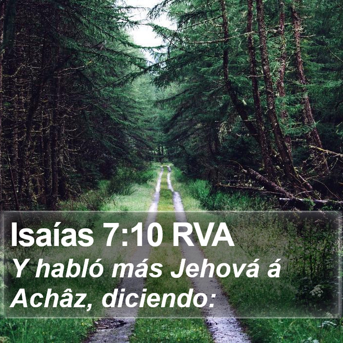 Isaías 7:10 RVA Bible Study