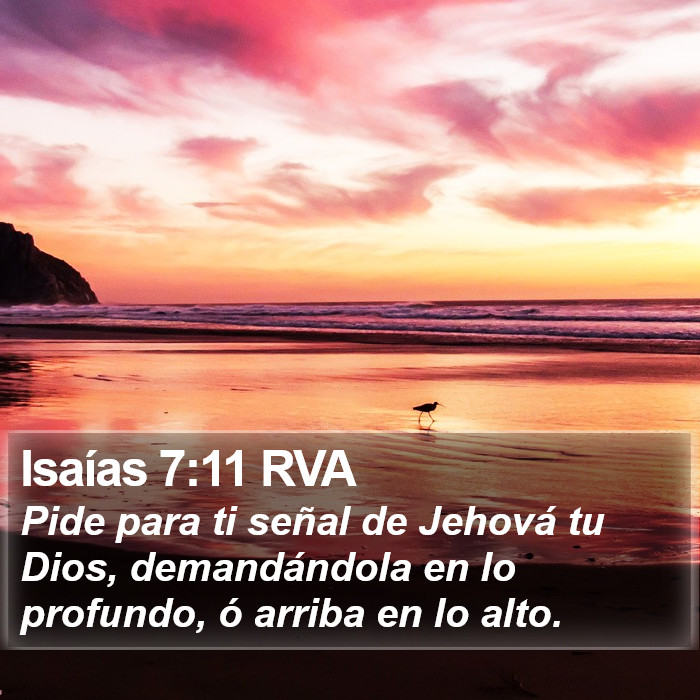 Isaías 7:11 RVA Bible Study