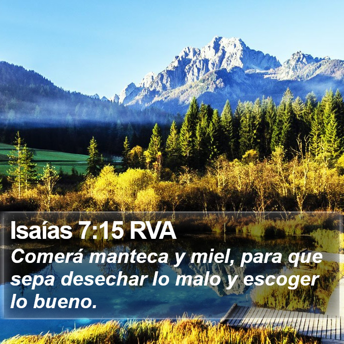Isaías 7:15 RVA Bible Study