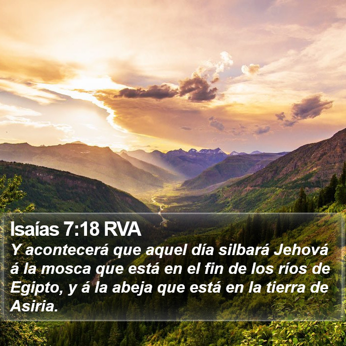 Isaías 7:18 RVA Bible Study