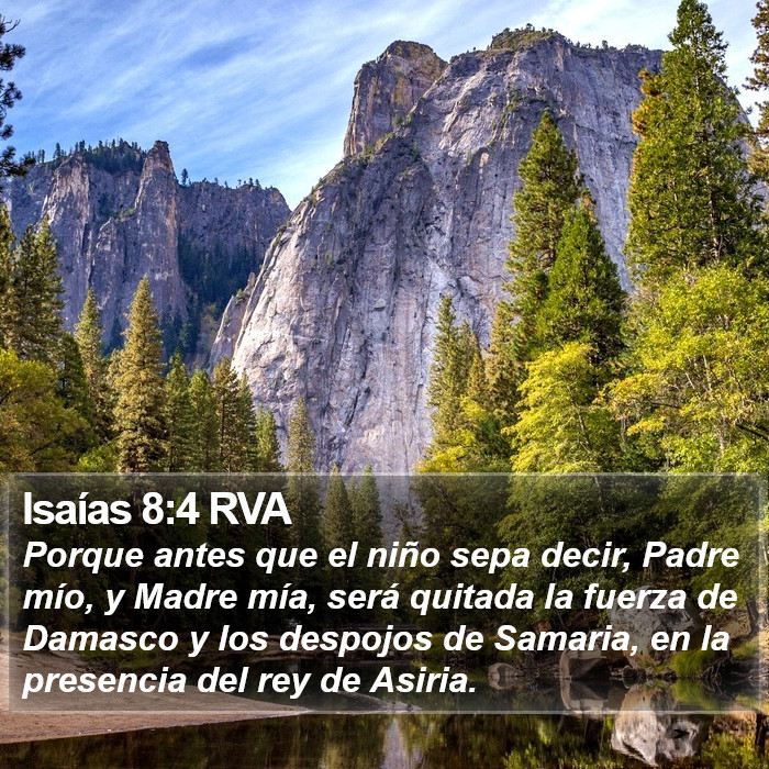 Isaías 8:4 RVA Bible Study