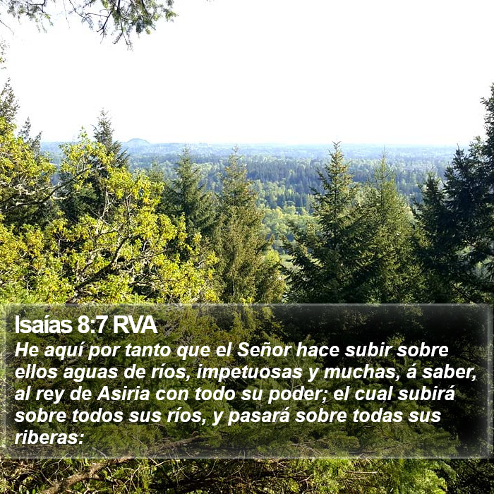 Isaías 8:7 RVA Bible Study