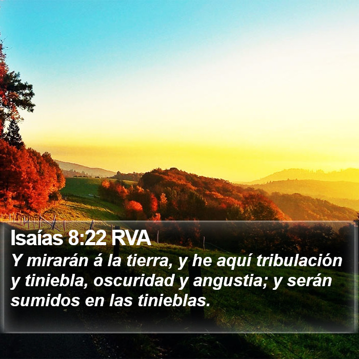 Isaías 8:22 RVA Bible Study