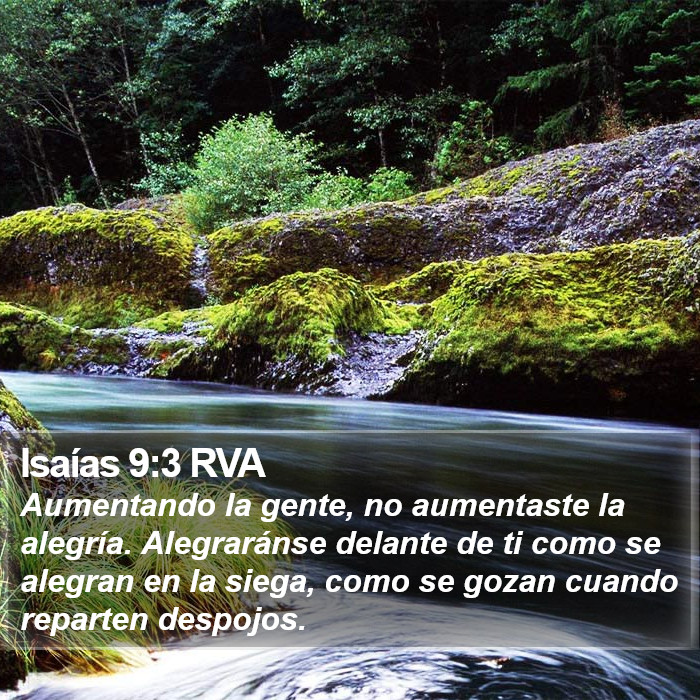 Isaías 9:3 RVA Bible Study