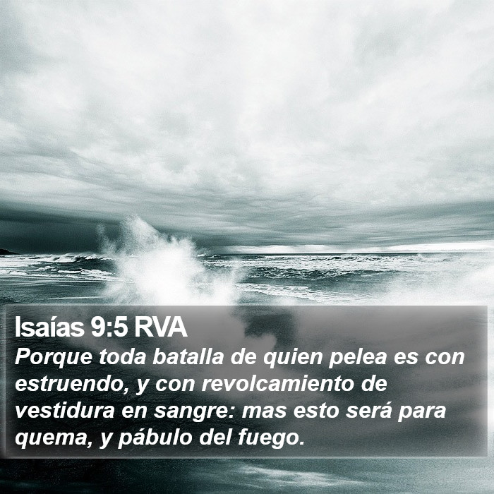 Isaías 9:5 RVA Bible Study