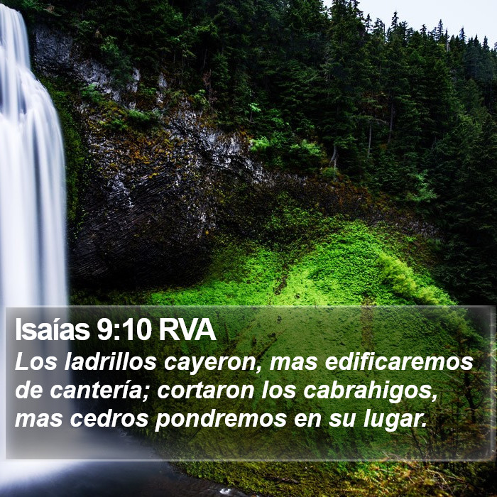 Isaías 9:10 RVA Bible Study