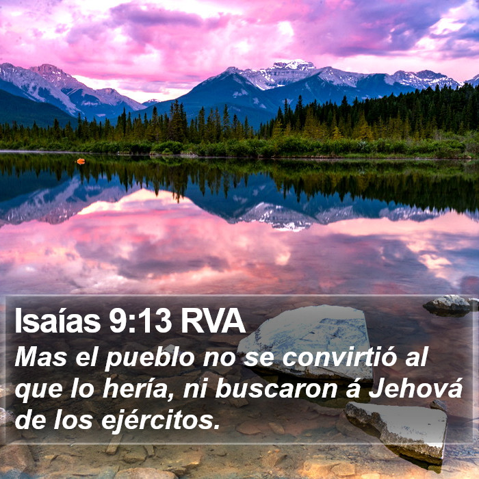 Isaías 9:13 RVA Bible Study