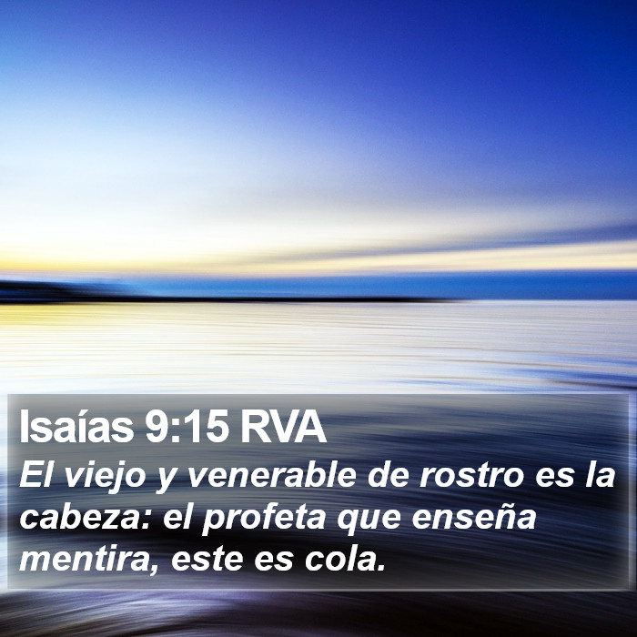 Isaías 9:15 RVA Bible Study