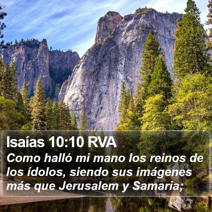Isaías 10:10 RVA Bible Study
