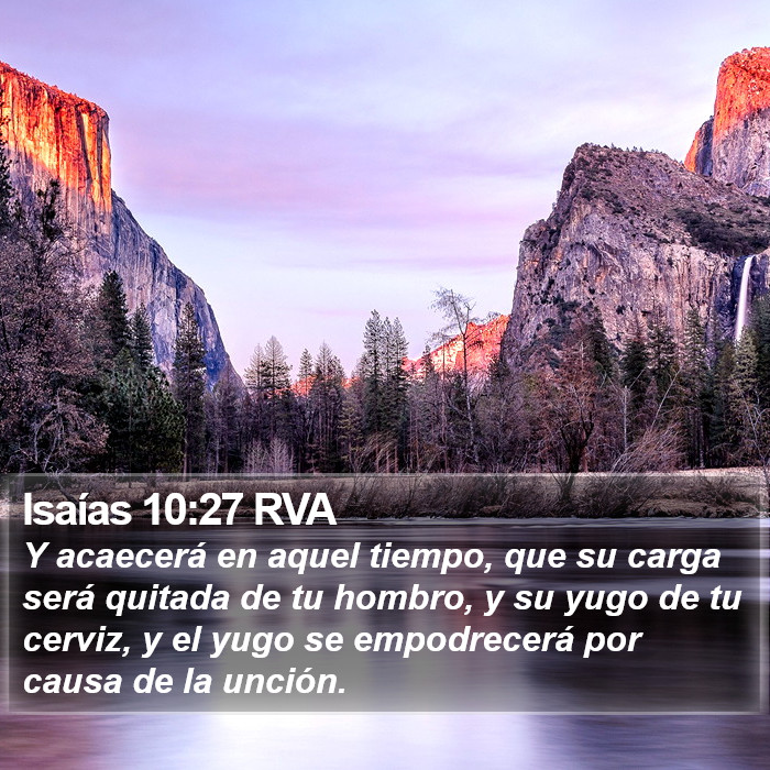 Isaías 10:27 RVA Bible Study
