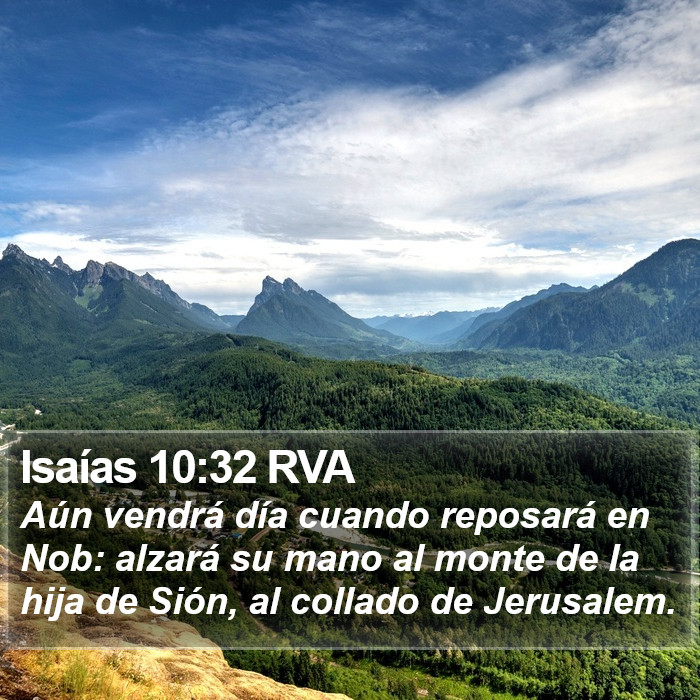 Isaías 10:32 RVA Bible Study