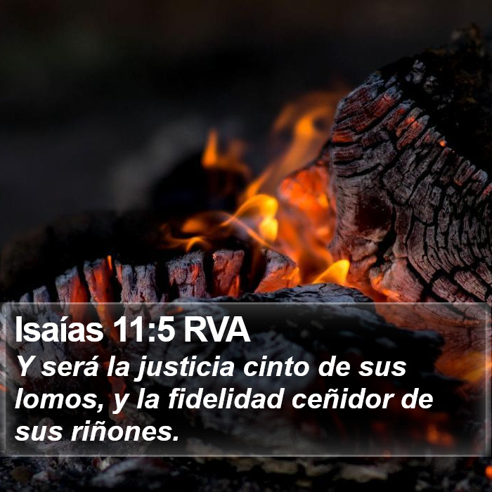 Isaías 11:5 RVA Bible Study