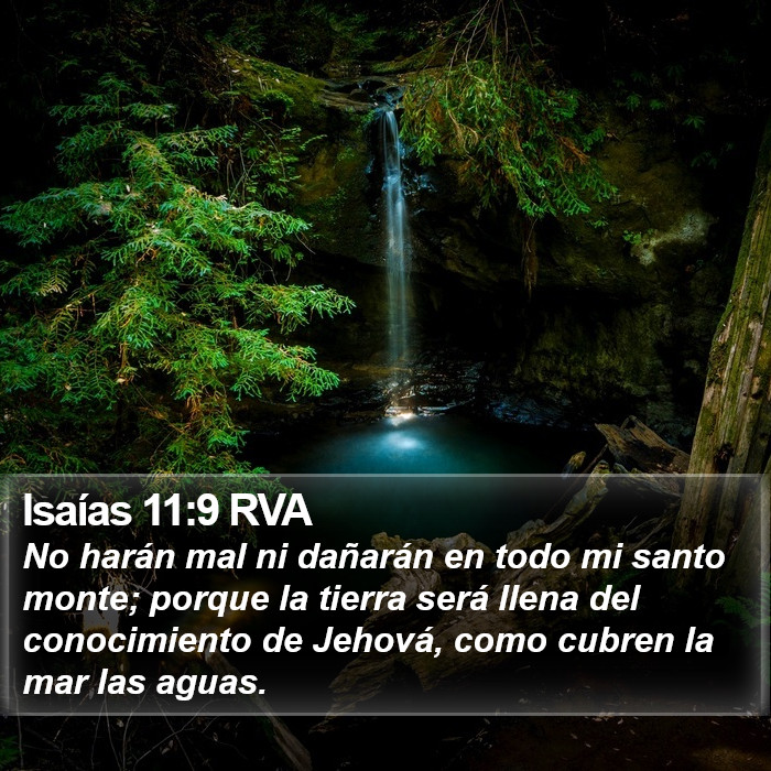 Isaías 11:9 RVA Bible Study