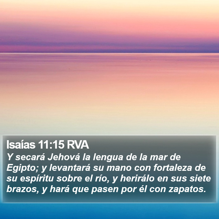 Isaías 11:15 RVA Bible Study