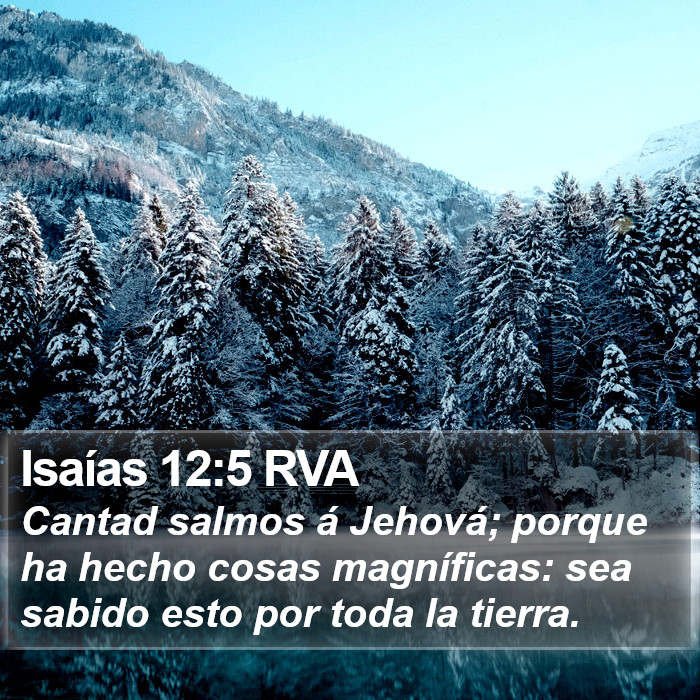 Isaías 12:5 RVA Bible Study