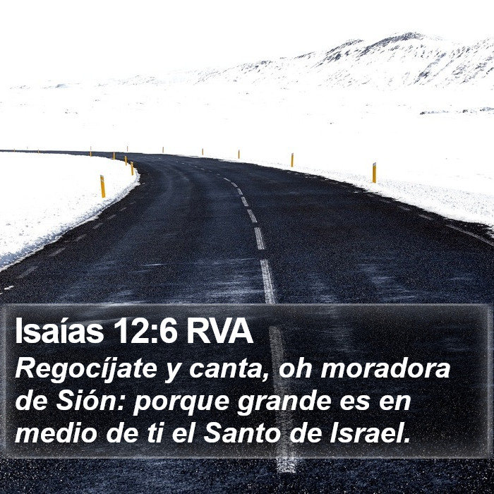 Isaías 12:6 RVA Bible Study