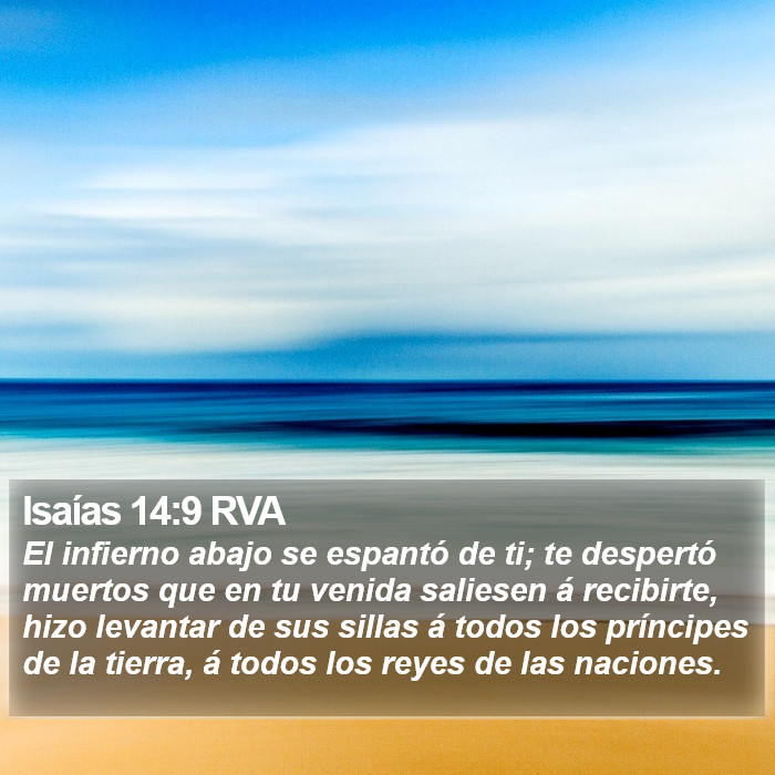 Isaías 14:9 RVA Bible Study