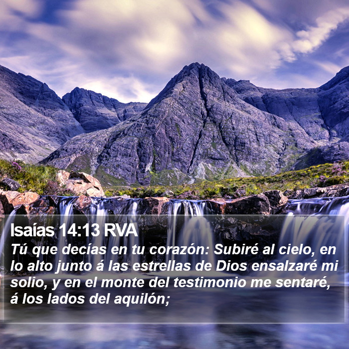 Isaías 14:13 RVA Bible Study