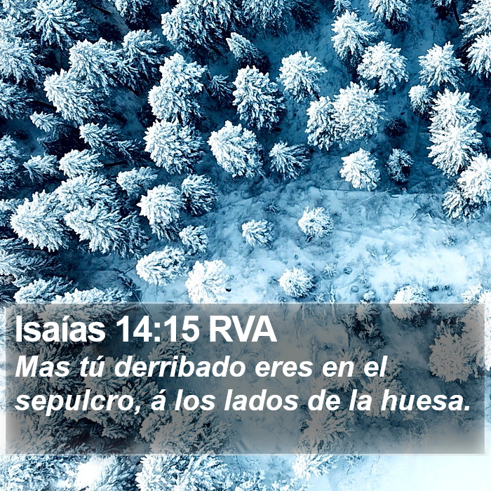 Isaías 14:15 RVA Bible Study