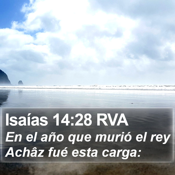 Isaías 14:28 RVA Bible Study