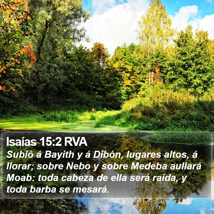 Isaías 15:2 RVA Bible Study