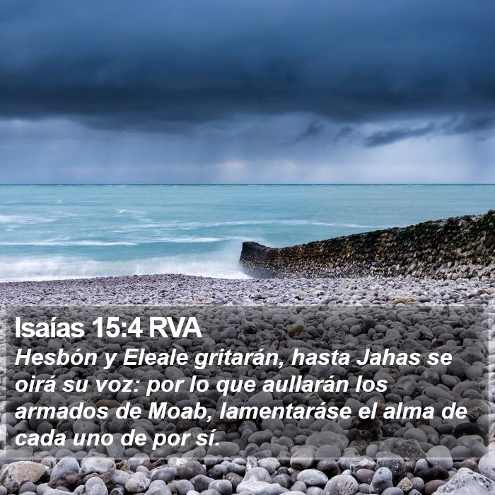 Isaías 15:4 RVA Bible Study