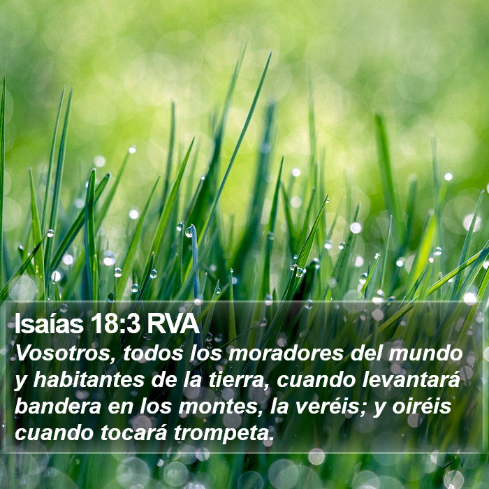 Isaías 18:3 RVA Bible Study