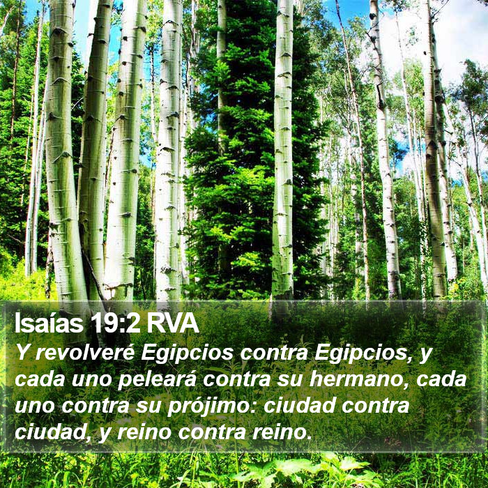 Isaías 19:2 RVA Bible Study