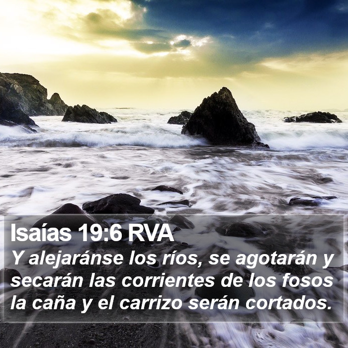 Isaías 19:6 RVA Bible Study