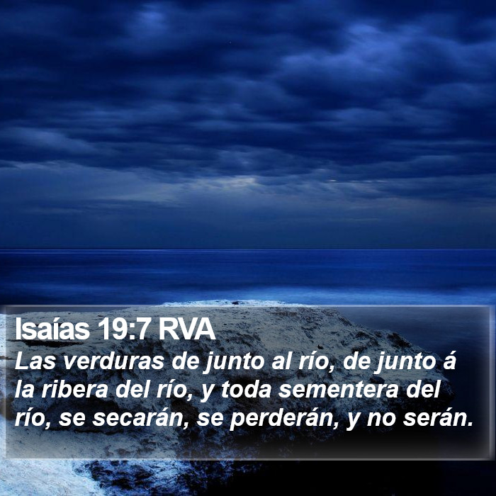 Isaías 19:7 RVA Bible Study