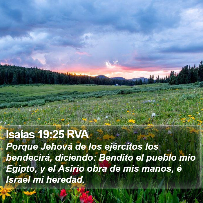 Isaías 19:25 RVA Bible Study