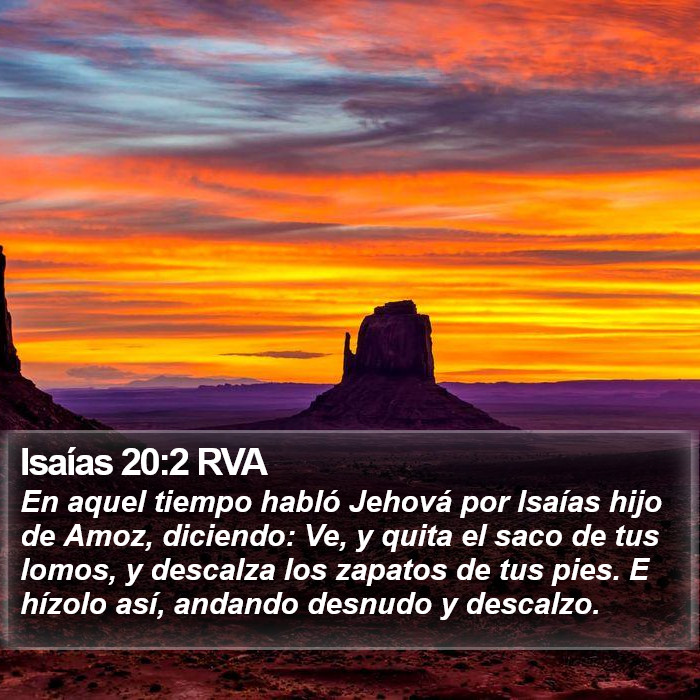 Isaías 20:2 RVA Bible Study