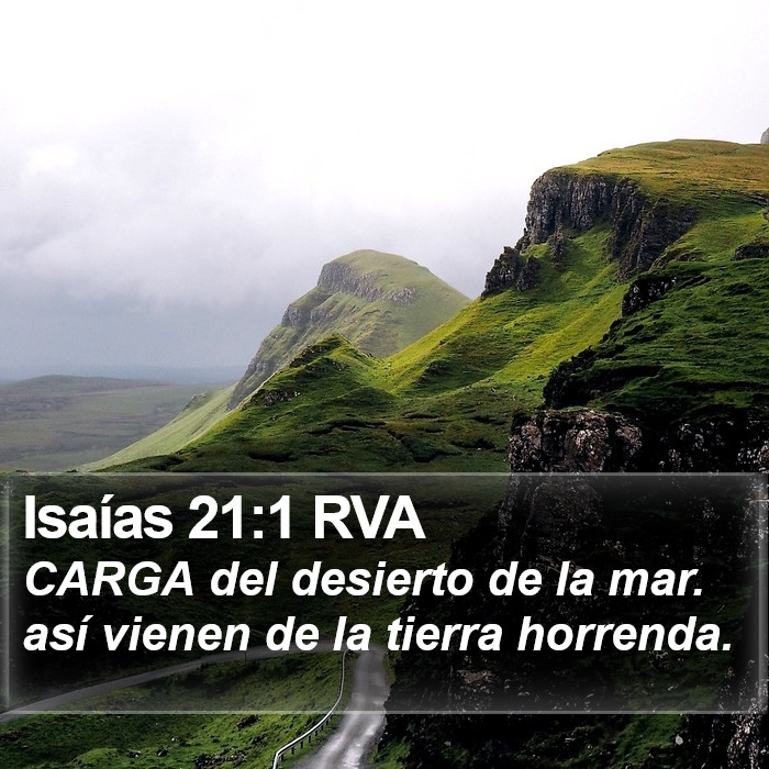 Isaías 21:1 RVA Bible Study