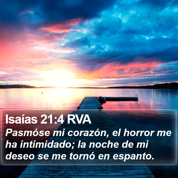 Isaías 21:4 RVA Bible Study